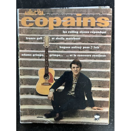 Salut les Copains N° 35 06 1965 ROLLING STONES FRANCE GALL SHEILA AUFRAY  ADAMO