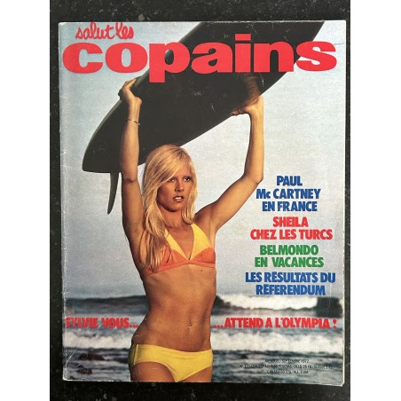 Salut les Copains N°121 Septembre 1972 Cover Sylvie Vartan Paul Mc Cartney SHEILA Belmondo Lenorman C. Jerome