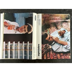 Salut les Copains N° 41 12 1965 + Calendrier S.L.C. 1966 ADAMO Cover Claude François Petula Johnny HALLYDAY Beatles Alain Delon