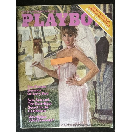 PLAYBOY Us 1976 05 ABBIE HOFFMAN THE GORGEOUS SUZE RANDALL PATRICIA McCLAIN CHARME Nancy Cameron