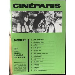 CINEPARIS 107/4 CLAUDIA CARDINALE ELIZABETH TAYLOR BARBARA OLGHETTI TOPLESS 1968