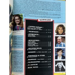 Ciné acteurs Album n° 2 1984 N° 4, 5 et 6 Sergio Leone James Dean Michel Blanc Jeane Birkin Alain Delon
