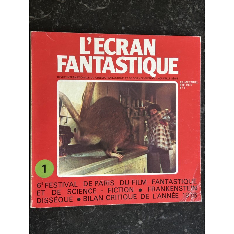 L'écran fantastique n°  1  - 1977  -   FRANKENSTEIN par Jean-Claude MICHEL   Flesh-Feast
