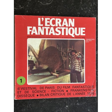 L'écran fantastique n°  1  - 1977  -   FRANKENSTEIN par Jean-Claude MICHEL   Flesh-Feast