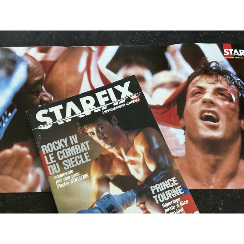 STARFIX 032  1986 COVER SYLVESTER STALLONE + POSTER ROCKY IV PRINCE L'EFFRONTEE BILLY-ZE-KICK CHORUS LINE