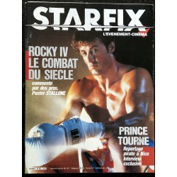 STARFIX 032  1986 COVER SYLVESTER STALLONE + POSTER ROCKY IV PRINCE L'EFFRONTEE BILLY-ZE-KICK CHORUS LINE