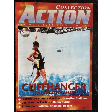 Collection Action 2002 Cliffhanger Traque au sommet Sylvester Stallone + Affiche du film - Mythe Rambo - 16 pages
