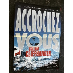 Collection Action 2002 Cliffhanger Traque au sommet Sylvester Stallone + Affiche du film - Mythe Rambo - 16 pages