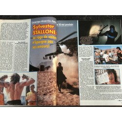 CINE TELE REVUE 1988 14 04 n° 15 Sylvester STALLONE Rambo l'amour est sa seule faiblesse ! + Poster Rambo III - Dalida Hommage