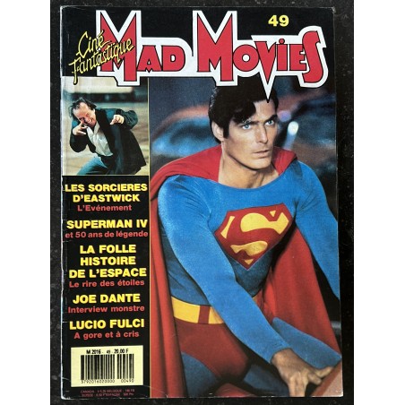 Ciné Fantastique MAD MOVIES  n° 49  - 1987 -  SUPERMAN IV  Les sorcières d'Eastwick  JOE DANTE  Lucio FULCI
