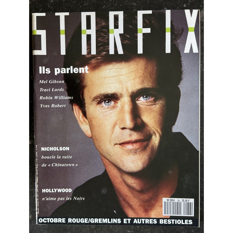 STARFIX 086  n° 86 1990 COVER Mel Gibson Robin Williams Yves Robert NICHOLSON