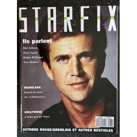 STARFIX 086  n° 86 1990 COVER Mel Gibson Robin Williams Yves Robert NICHOLSON