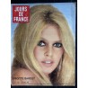 JOURS DE FRANCE 702 AVRIL 1968 COVER BRIGITTE BARDOT FRANCE GALL CHARLES AZNAVOUR JACQUELINE MAILLAN