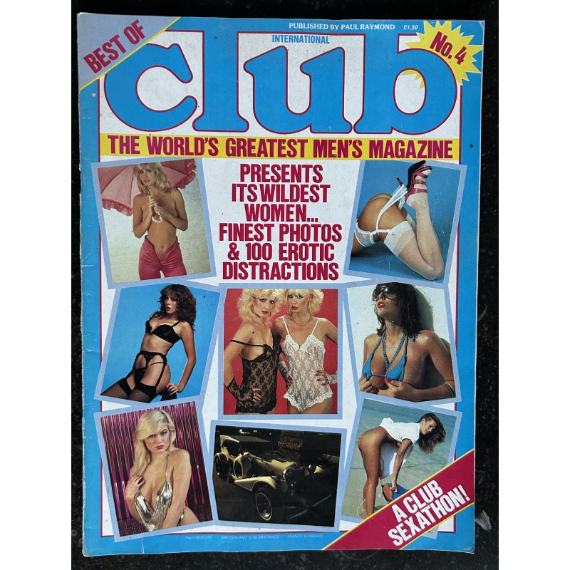 Club International The Best Of 04  N° 4 - 1983 - The world's greatest men's magazine - Finest photos & 100 Erotic distractions