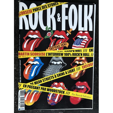 ROCK & FOLK 488 Avril 2008 Interview 100% Rock'N'Roll Martin Scorsese - Stones - Woodstock