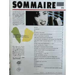 BEST 226 MAI 1987 COVER THE CURE RITA MITSOUKO BON JOVI MICKEY ROURKE + POSTERS CYNDI LAUPER STRANGLERS