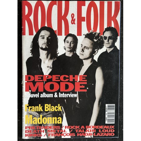 ROCK & FOLK 308 avril 1993 Cover Depeche Mode Madonna Talkin Loud Frank Black Death Metal