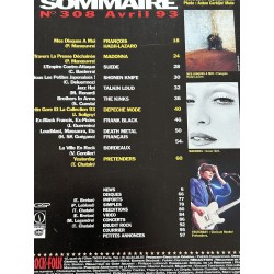 ROCK & FOLK 308 avril 1993 Cover Depeche Mode Madonna Talkin Loud Frank Black Death Metal