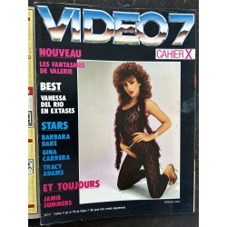 VIDEO 7 079  N° 79  1988  CAROLE BOUQUET  PORSCHE  LAMBERT WILSON      + CAHIER EROTIC