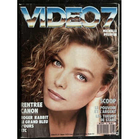 VIDEO 7 093  N° 93 1989 MICHELLE PFEIFFER Roger RABBIT Le grand Bleu L'Ours MONDINO Alison DOODIE       +  CAHIER