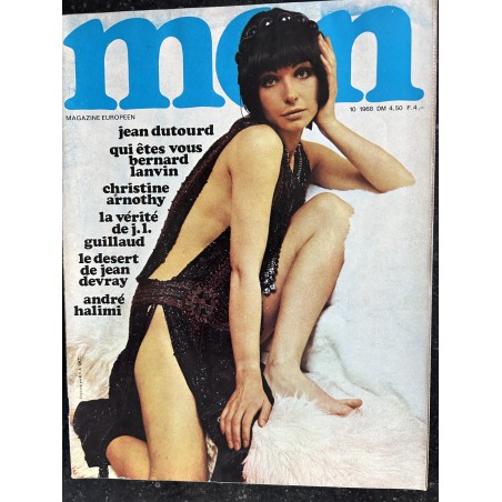 MEN 10 - 1968 - Jean Dutourd Bernard Lanvin Christine Arnothy André Halimi Pichon Hoviv