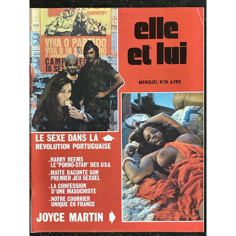 ELLE et LUI N° 18 - Joyce Martin - Harry Reems - Catherine Sauvage - Illustrations James