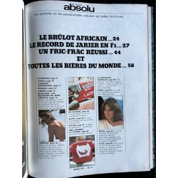 Reliure LE NOUVEL ABSOLU Du N° 13 au N° 17 - 5 magazines Claude Nougaro Jonvelle Bourboulon