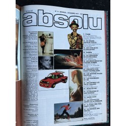Reliure LE NOUVEL ABSOLU Du N° 13 au N° 17 - 5 magazines Claude Nougaro Jonvelle Bourboulon