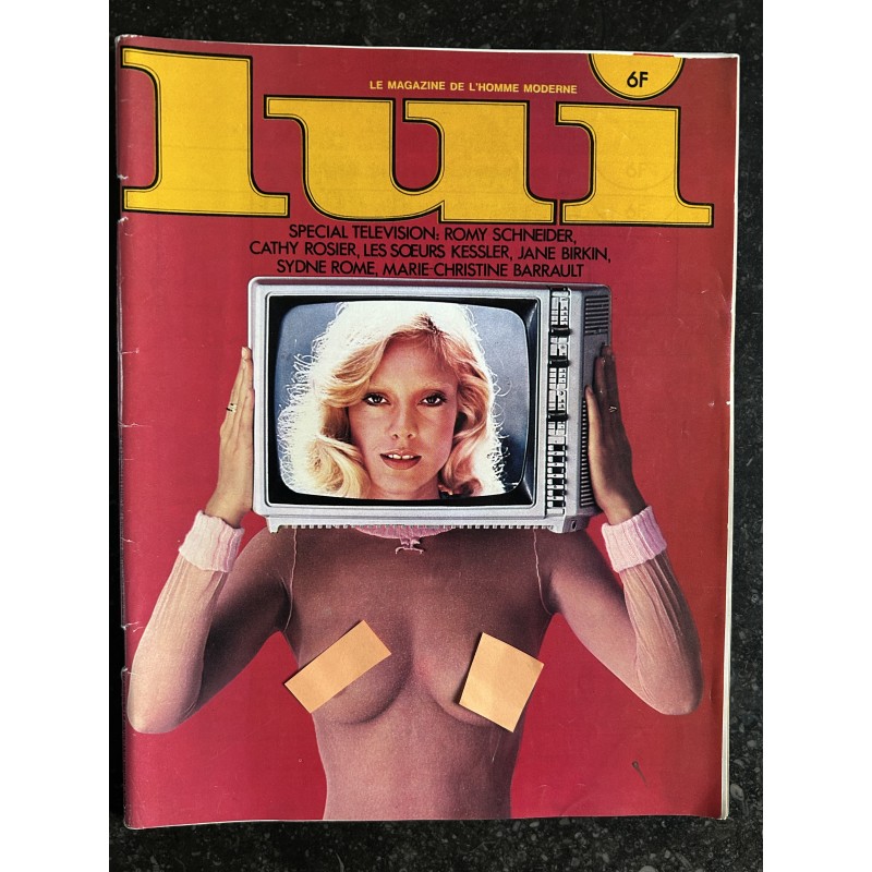 LUI 145 FEVRIER 1976 ROMY SCHNEIDER CATHERINE ROUVEL INTEGRAL NUDES INTERVIEW ROGER CHINAUD ASLAN