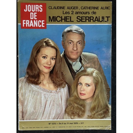 JOURS DE FRANCE 1273 Mai 1979 Michel Serrault Claudine Auger Catherine Alric - La Mode