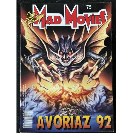 Ciné Fantastique MAD MOVIES  n° 75  - 1992 -  SPECIAL AVORIAZ 1992  FREDDY 6  La famille Adams
