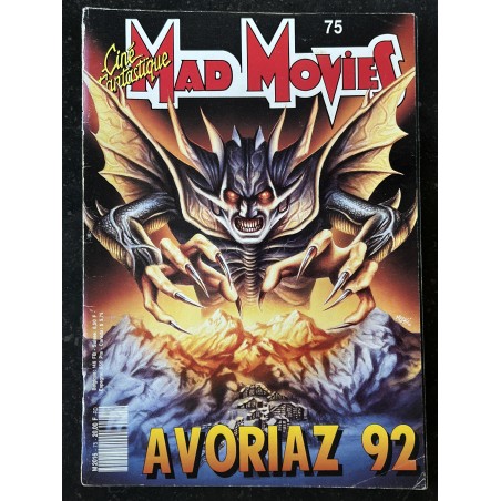 Ciné Fantastique MAD MOVIES  n° 75  - 1992 -  SPECIAL AVORIAZ 1992  FREDDY 6  La famille Adams
