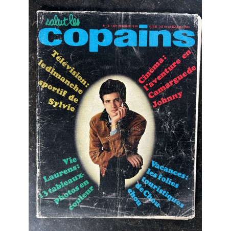 Salut les Copains N° 13   - 08 1963 - COMPLET -  SYLVIE VARTAN JOHNNY HALLYDAY VIC LAURENS