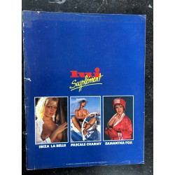 LUI 008 1988 COVER SAMANTHA FOX SABRINA MELANIE PASCAL CHARMY EMMANUELLE 6 + FASCICULE