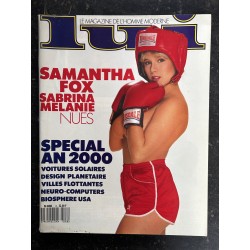 LUI 008 1988 COVER SAMANTHA FOX SABRINA MELANIE PASCAL CHARMY EMMANUELLE 6 + FASCICULE