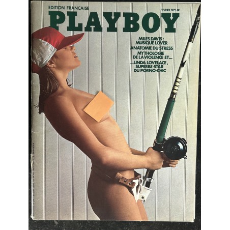 PLAYBOY 015 FEVRIER 1975 INTERVIEW ANTHONY BURGESS Miles Davis LAURA MISCH Linda Lovelace