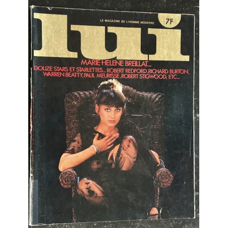 LUI 177 1978 OCTOBRE COVER MARIE HELENE BREILLAT ENTIEREMENT NUE INTEGRAL NUDE DIVINE MATTON INTERVIEW PAUL MEURISSE ASLAN
