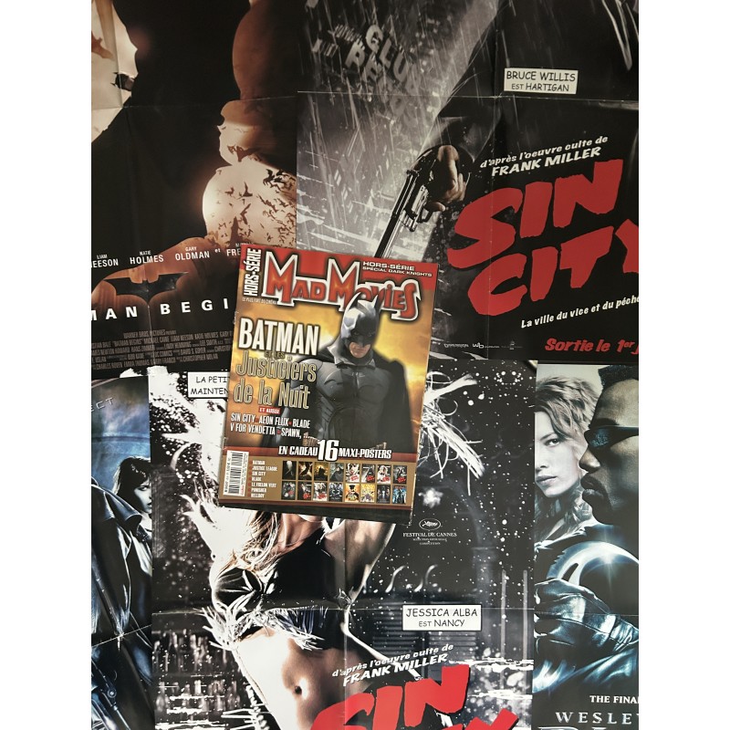MAD MOVIES Hors-Série n° 6 Spécial Dark Knights Batman Blade + 10 posters sur 16