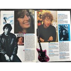 CHANSON  n° 11 AOUT SEPTEMBRE 1984 COVER FRANCE GALL LE DEFI DU ZENITH WILLIAM SHELLER BERNARD LAVILLIERS