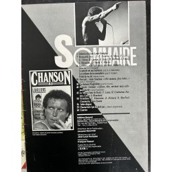 CHANSON 83 n° 5 SEPTEMBRE & OCTOBRE 1983 COVER BERNARD LAVILLIERS ALAIN SOUCHON RICHARD GOTAINER LOUIS CHEDID RIBEIRO