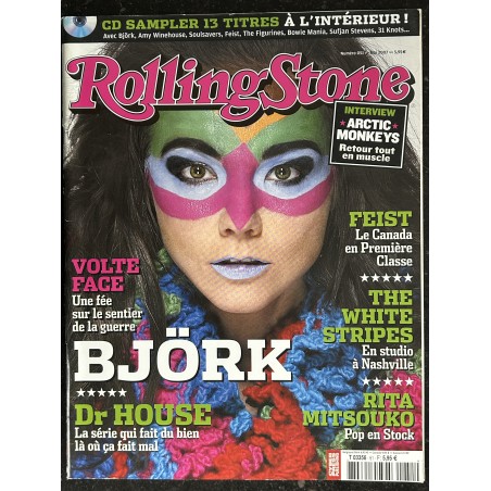 ROLLING STONE 2007 05 Björk Rita Mitsouko Artic Monkeys Feist The White Stripes Volte face