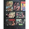 10 mini calendriers 1986 1987 Sylvester Stallone Rambo 9,5 x 6,5 cm - Italie