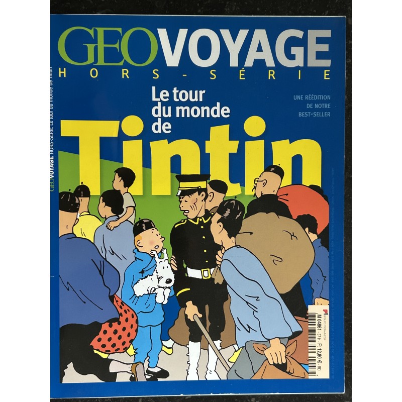 GEO VOYAGE HS 37 2012 COVER Le tour du monde de Tintin