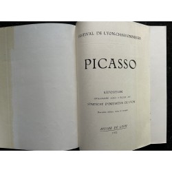 PICASSO MUSEE DE LYON Catalogue Exposition LYON CHARBONNIERES 1953 + 3 CP - 68 pages