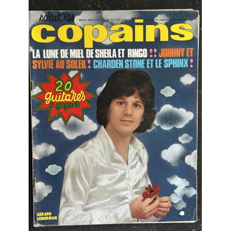 Salut les Copains N°128 - 04 1973 - SHEILA RINGO JOHNNY HALLYDAY SYLVIE VARTAN Patrick JUVET CHARDEN STONE