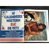 Salut les Copains N° 124 12 1972 + Calendrier Western 1973 Alain Delon Charles Bronson Adamo