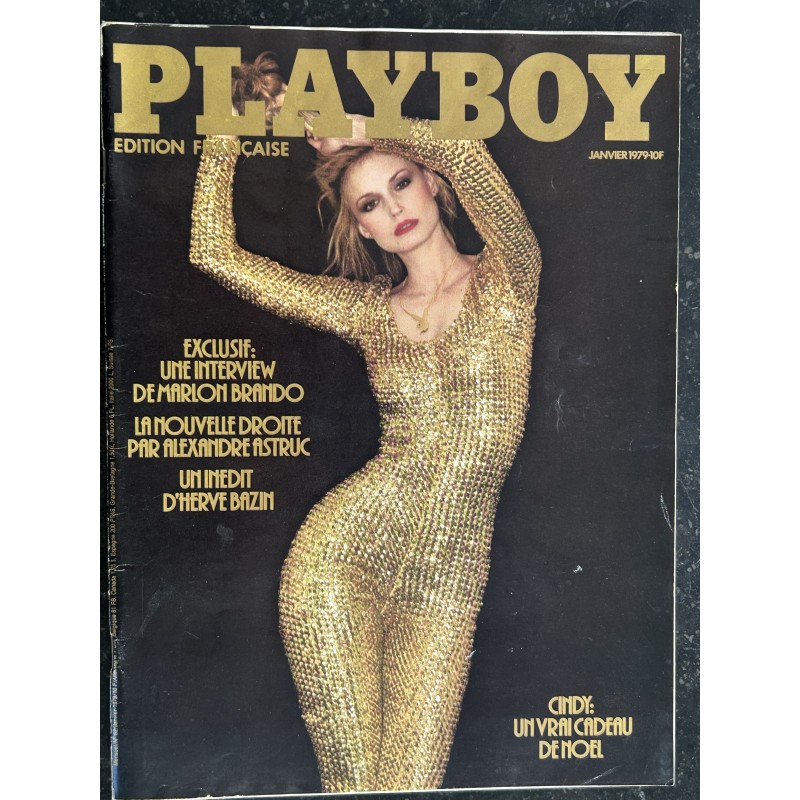 PLAYBOY 062 JANVIER 1979 INTERVIEW MARLON BRANDO CINDY ANN LEADBETTER PLAYMATES & STARS 78