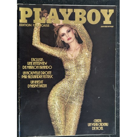 PLAYBOY 062 JANVIER 1979 INTERVIEW MARLON BRANDO CINDY ANN LEADBETTER PLAYMATES & STARS 78