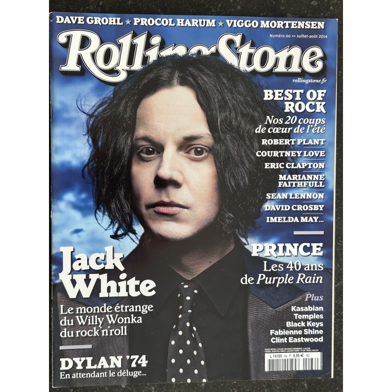 ROLLING STONE 2014 07 Jack White Dylan PRINCE Procol Harum Dave Grohl Viggo Mortensen