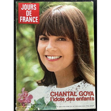 JOURS DE FRANCE 1289 aout 1979 Chantal Goya l'Idole des enfants - La Mode CHANEL - Le France s'en va - Hitchcock